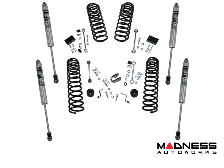 Jeep Wrangler JL Lift Kit - Superlift - 2.5" Dual Rate Coil - 2.0" Fox Shocks - 2DR 